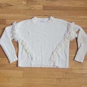 Like New Madewell Montford Fringe Sweater